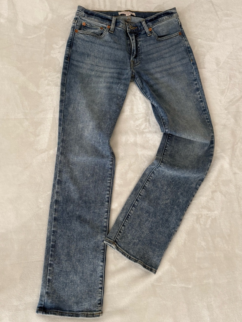 Lucky Brand Sweet Straight Jeans Lyric Wash 4/27A